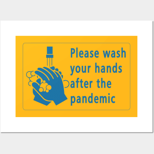 Wash you hands after Posters and Art